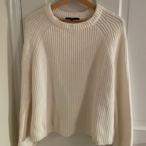 Women’s Cream Quince Fisherman’s Sweater